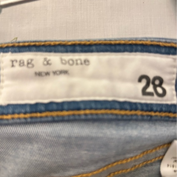 Rag & bone CATE MID- RISE ANKLE SKINNY JEANS color BOWERY - Picture 6 of 9